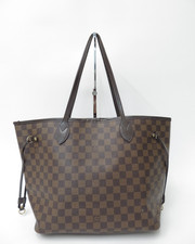 Autentica borsa tote Louis Vuitton Damier Ebene Neverfull MM S#47225