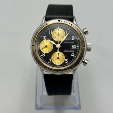 Hamilton chronograph ref. 9304 Lancaster orologio polso automatico acciaio 1990