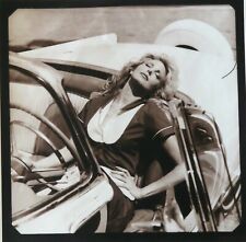 David Bailey Morgan Fairchild Car 1970's Fashion Actress Tirage baryté