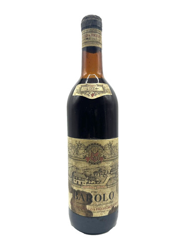 Vinatge vino rosso - rosso, barolo