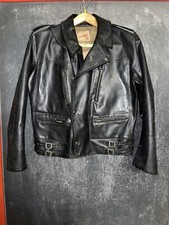 Belstaff biker jacket +- 1950  size L M +++super Rare+++ ruuberized