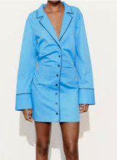 ZARA trench blu abito corto