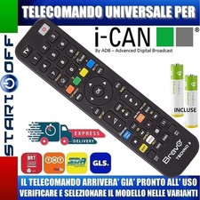 TELECOMANDO ICAN UNIVERSALE CLICCA SUL TUO MODELLO LO RICEVERAI GIA PRONTO
