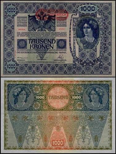 Austria 1000 corone - ,, 1902