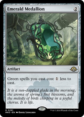 Magic mtg emerald medallion - mtg,