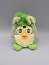 Furby Buddies dance please Green Avocado Tiger 1999