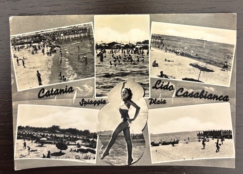 Vecchia foto cartolina lido - foto,