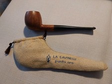 Pipa La Savinelli Punto Oro 202 Straight Grain Fiammata Usata collezione vintage