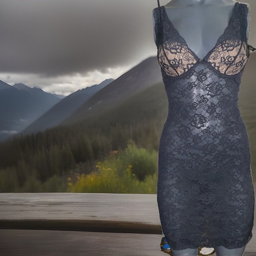 Black lace chemise intimissimi - lace,