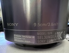Sony SEL 30 mm f/3.5 obiettivo