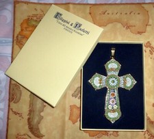 Croce Bizantina Mosaico Vetro Murano Realizzata da Filippini & Paoletti Firenze