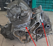 BLOCCO MOTORE DUCATI MONSTER 695 2006 2007 2008 PER PARTI DI RICAMBIO!! VEDIFOTO