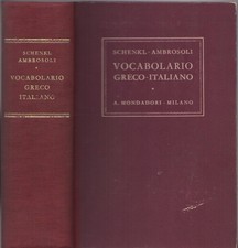 Vocabolario greco-italiano. Edizione italiana di Francesco Ambrosoli.