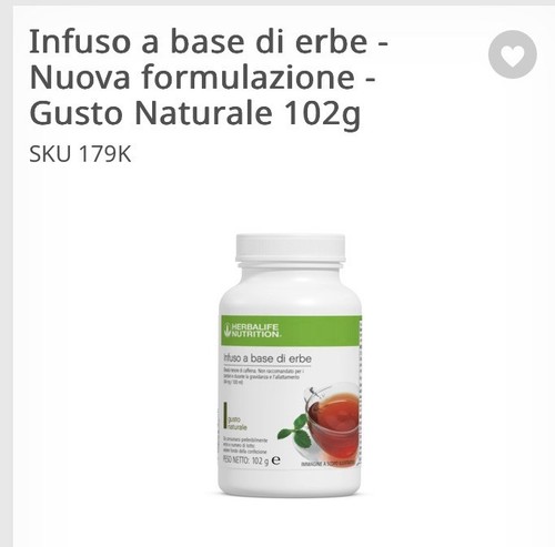 Herbalife infuso gusto - infuso,