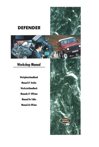 Manuale officina land rover - land,