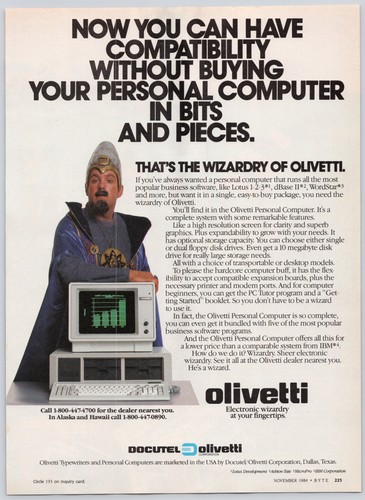 Pubblicità stampa olivetti - stampa,