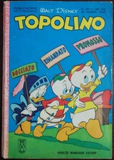 TOPOLINO LIBRETTO 395 - QUASI OTTIMO FUMETTO DISNEY DEL 1963 - SI BOLLINO NO FIG