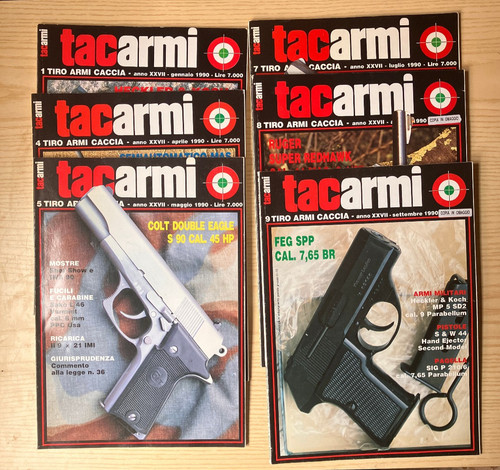 Lotto riviste tacarmi 1990 - lotto,