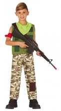 Costume personaggio skin soldato videogames bambino