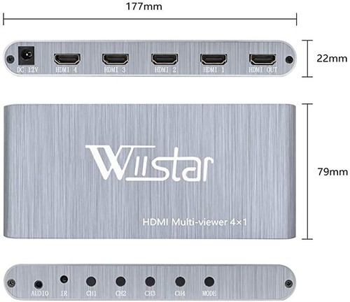 Hdmi 4x1 quad multi viewer - hdmi, multi-viewer