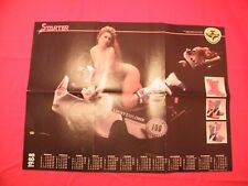 CALENDARIO POSTER 1988 STYLMARTIN CAGIVA LUCKY EXPLORER PARIGI DAKAR