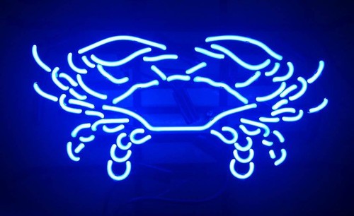 Crab blue seafood open x16 - crab, 20"x16"