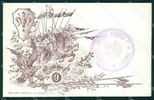 Militari Reggimentali IX Lancieri di Firenze Petropoli cartolina XF2219