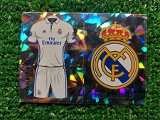 FIGURINA TOPPS MATCH ATTAX CHAMPIONS 2016/17 REAL MADRID MAGLIA LOGO 2017⚽️