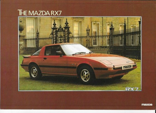 Mazda rx7 brochure - rx7,