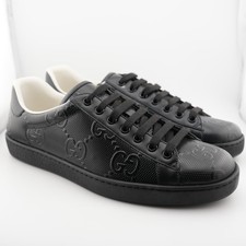 Sneakers Gucci Ace nere GG in