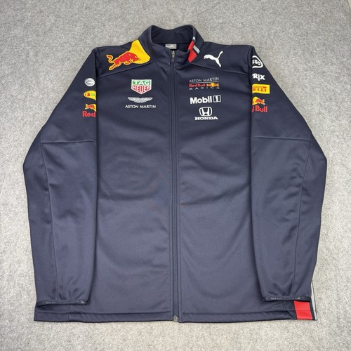 Puma red bull jacket - red, mens