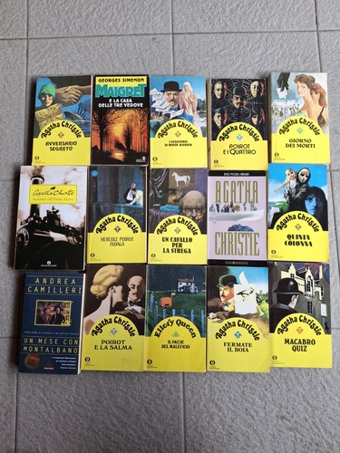 Lotto libri gialli - gialli, oscar