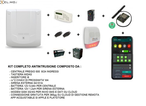 Kit completo allarme mo - kit,