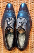 Scarpe uomo Harris originali multicolore con cintura abbinata 