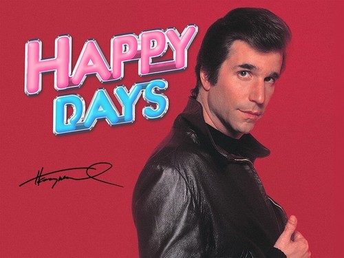 Poster 30x40 happy - poster, fonzie