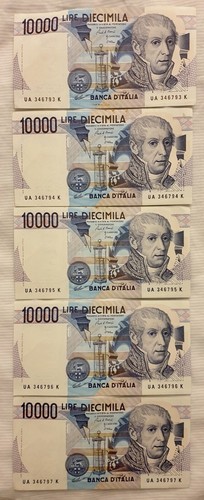 Lotto banconote diecimila - banconote,