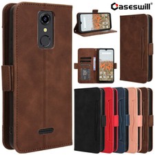 Custodia portafoglio pelle retrò Iris Connect cellulare per consumatore + protezione schermo