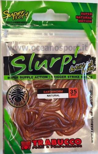 Slurp earthworm natural - -,