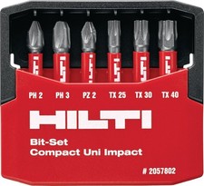1x Hilti SET PUNTE AVVITATORE