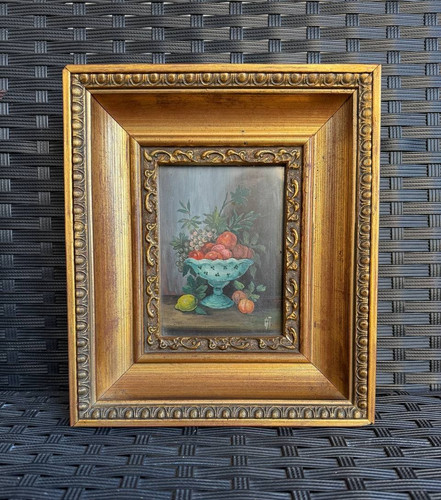Dipinto olio rame - su,