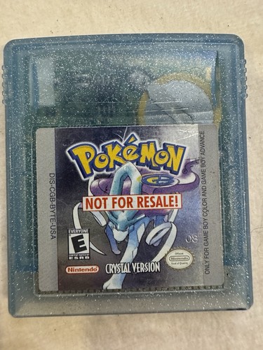 Pokemon crystal not for resale - not,
