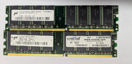 Ram ddr1 1gb coppia 512mb - ddr1,