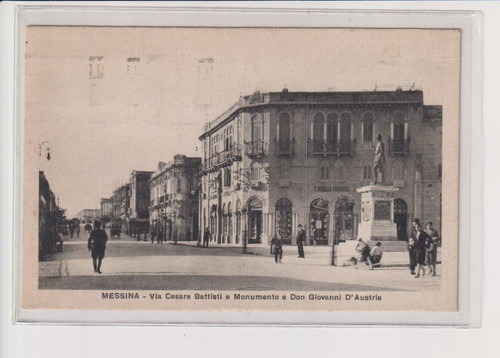 Cartolina messina via cesare - messina,
