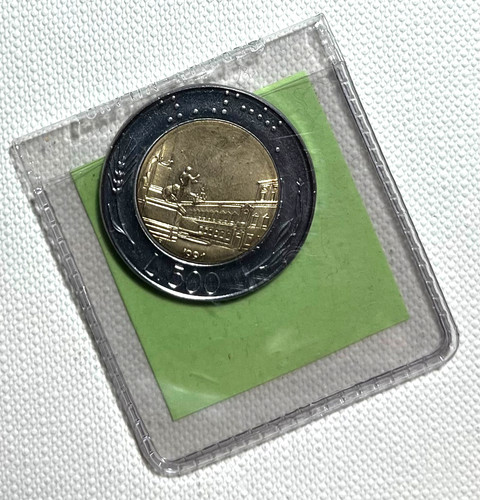 500 lire 1991 - lire, testa
