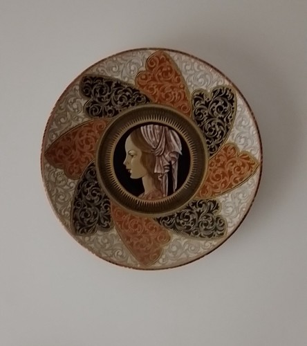Piatto ceramica anni - piatto,