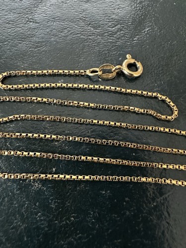 Collana catena maglia scatola