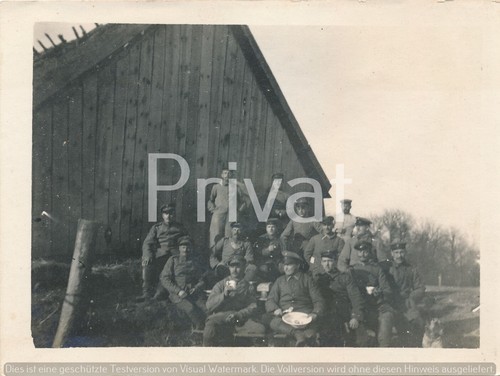 Foto soldatengruppe - wk,