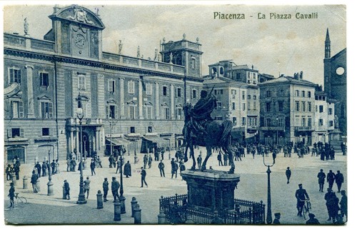 1915 piacenza piazza cavalli - 1915,
