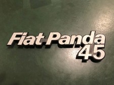SCRITTA FREGIO TARGHETTA FIAT PANDA 45 VINTAGE EPOCA