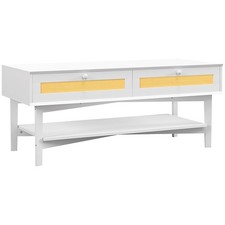 HOMCOM Tavolino Basso con 2